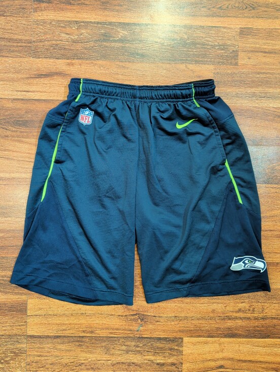 Nike Other - Seattle Seahawks Nike NFL On Field Dri-Fit Navy Practice Shorts Men's Medium